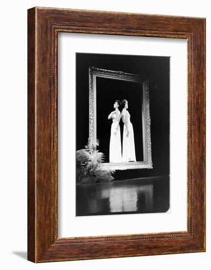 Women Modeling Evening Gowns at the Met Fashion Ball, New York, New York, November 1960-Walter Sanders-Framed Photographic Print