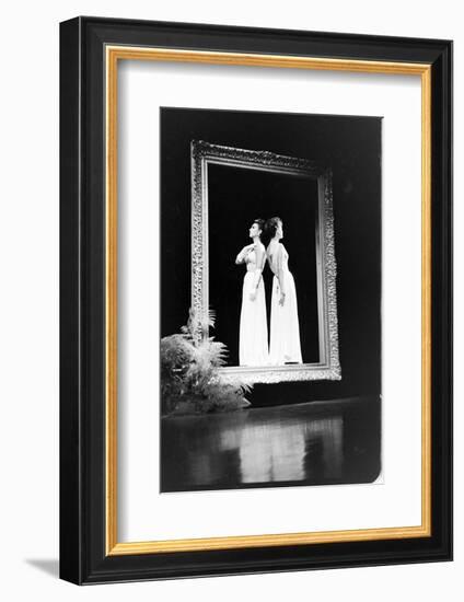 Women Modeling Evening Gowns at the Met Fashion Ball, New York, New York, November 1960-Walter Sanders-Framed Photographic Print