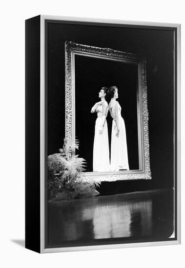 Women Modeling Evening Gowns at the Met Fashion Ball, New York, New York, November 1960-Walter Sanders-Framed Premier Image Canvas