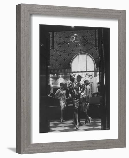 Women Modeling Evening Suits-Gordon Parks-Framed Photographic Print