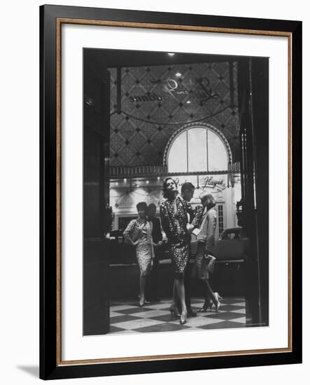 Women Modeling Evening Suits-Gordon Parks-Framed Photographic Print