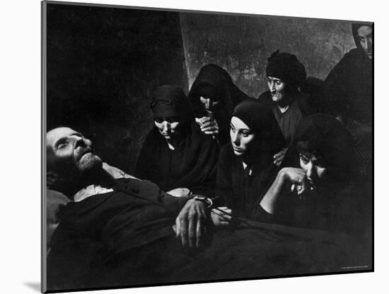 Women Mourning at Wake of Juan Larra-W^ Eugene Smith-Mounted Photographic Print