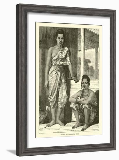 Women of Bangkok, Siam-null-Framed Giclee Print