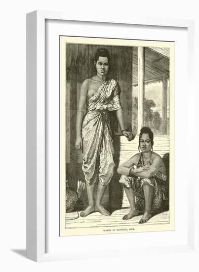 Women of Bangkok, Siam-null-Framed Giclee Print