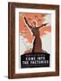 "Women of Britain Come into the Factories", Propaganda Poster, C.1940-null-Framed Giclee Print