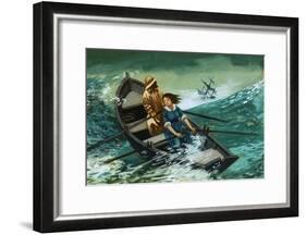 Women of Courage: The Rowboat Rescue. Grace Darling-Peter Jackson-Framed Giclee Print
