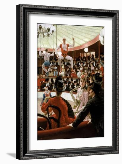 Women of Paris: the Circus Lover-James Tissot-Framed Giclee Print