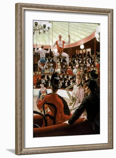 Women of Paris: the Circus Lover-James Tissot-Framed Giclee Print
