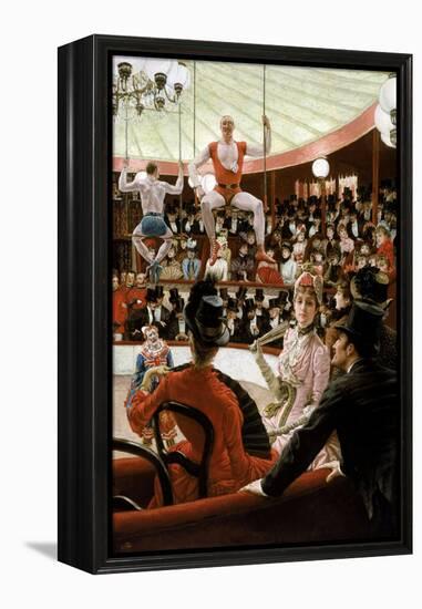 Women of Paris: the Circus Lover-James Tissot-Framed Premier Image Canvas