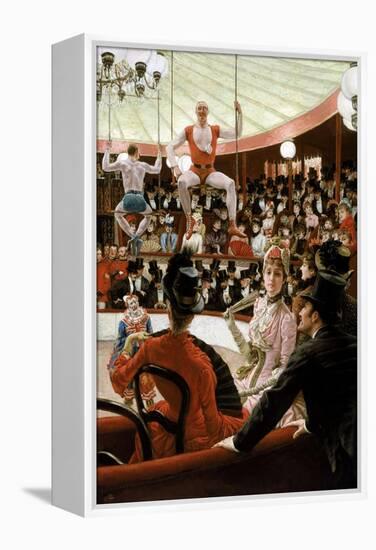 Women of Paris: the Circus Lover-James Tissot-Framed Premier Image Canvas