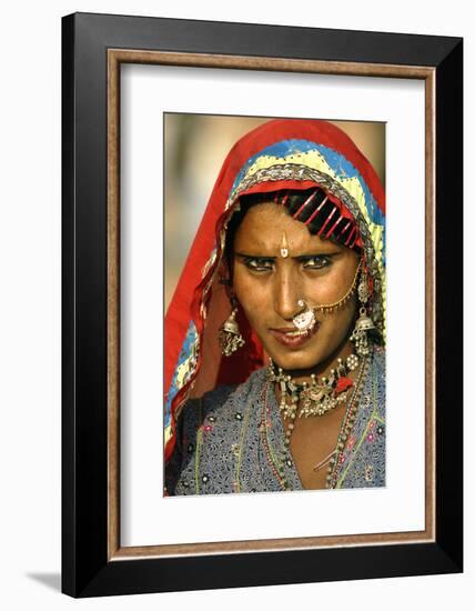 Women of Semi-Nomadic Groups, Rajasthan, Pushkar, India-David Noyes-Framed Photographic Print