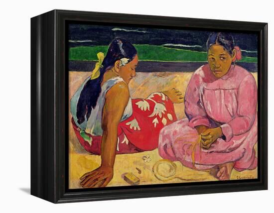 Women of Tahiti, on the Beach, 1891-Paul Gauguin-Framed Premier Image Canvas