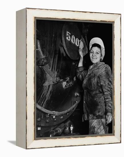 Women of the Rails-null-Framed Premier Image Canvas