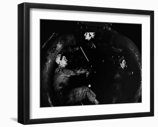 Women of the Rails-null-Framed Photographic Print