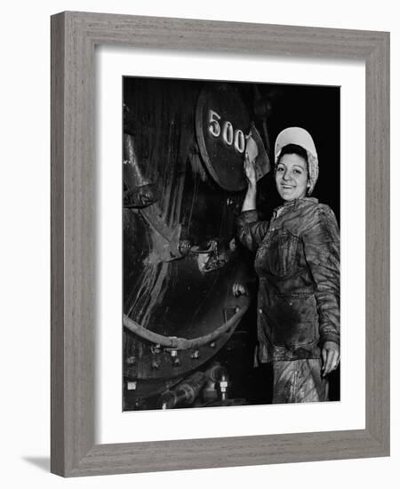 Women of the Rails-null-Framed Photographic Print