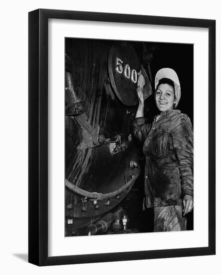 Women of the Rails-null-Framed Photographic Print