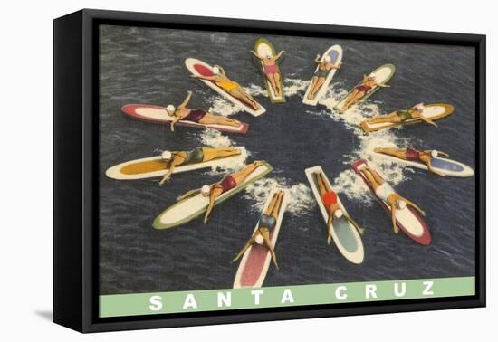 Women on Paddleboards, Sana Cruz-null-Framed Stretched Canvas