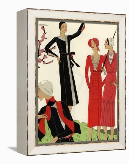 Women on the golf course in spring, 1931.-null-Framed Premier Image Canvas