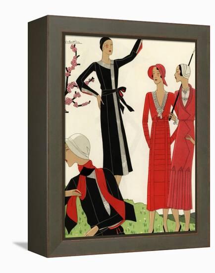 Women on the golf course in spring, 1931.-null-Framed Premier Image Canvas