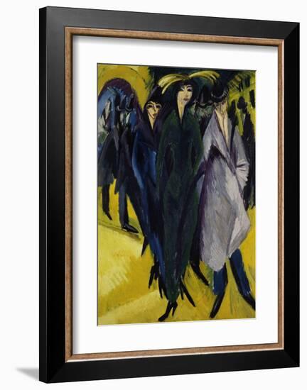 Women on the Street I-Ernst Ludwig Kirchner-Framed Art Print