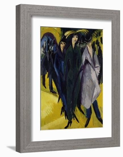 Women on the Street I-Ernst Ludwig Kirchner-Framed Art Print