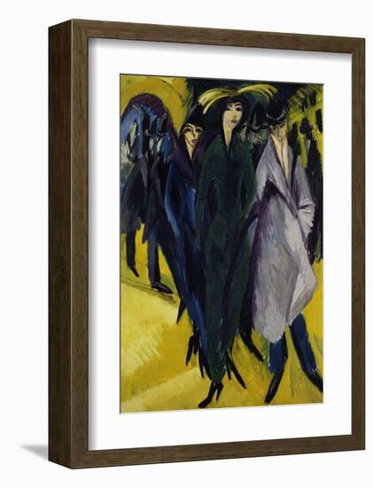 Women on the Street I-Ernst Ludwig Kirchner-Framed Art Print