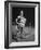 Women Playing Softball-null-Framed Photographic Print