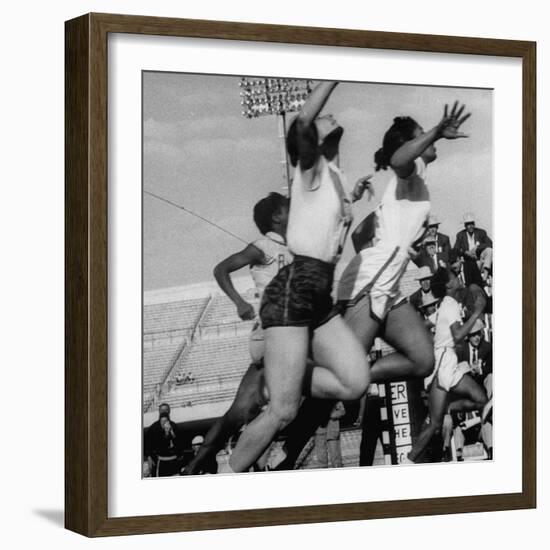 Women Racing in the Pan Am Games-George Silk-Framed Photographic Print