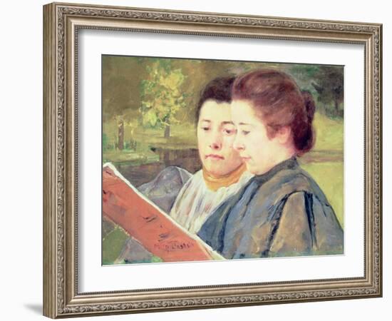 Women Reading-Mary Cassatt-Framed Giclee Print