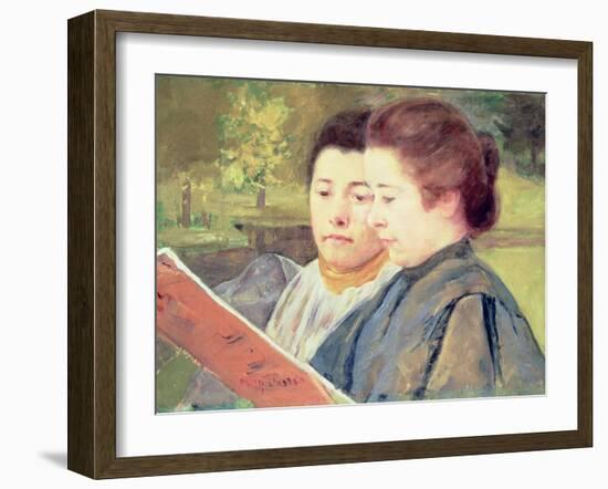 Women Reading-Mary Cassatt-Framed Giclee Print