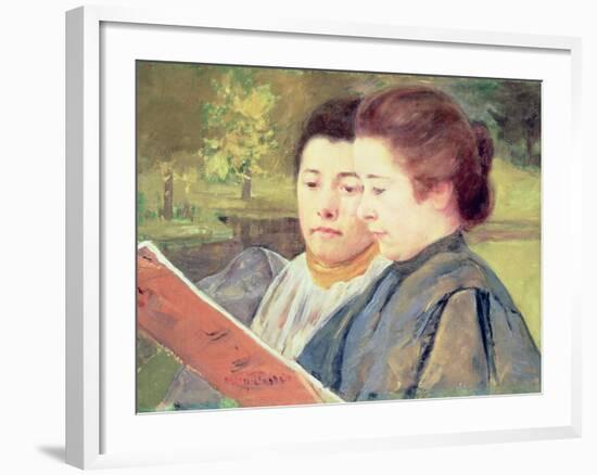 Women Reading-Mary Cassatt-Framed Giclee Print