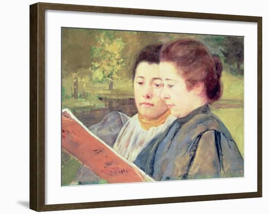 Women Reading-Mary Cassatt-Framed Giclee Print