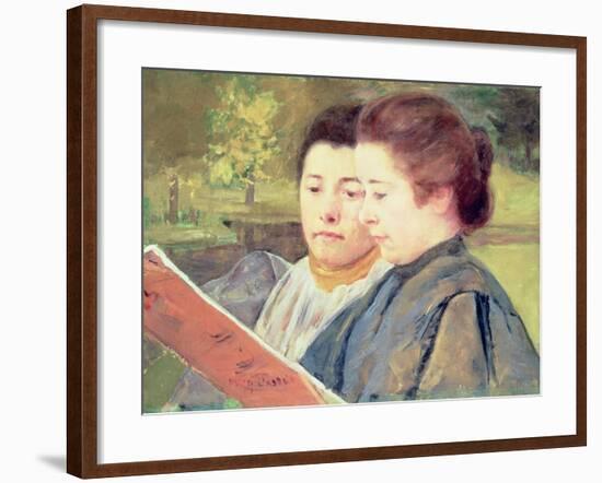 Women Reading-Mary Cassatt-Framed Giclee Print