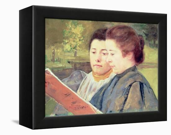 Women Reading-Mary Cassatt-Framed Premier Image Canvas