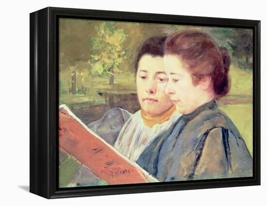 Women Reading-Mary Cassatt-Framed Premier Image Canvas