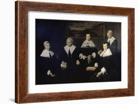 Women Regents of the Haarlem Almshouse-Frans Hals-Framed Giclee Print