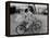Women Riding Bicycles in Saigon-John Dominis-Framed Premier Image Canvas