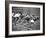 Women Runners Competing at the Olympics-George Silk-Framed Photographic Print