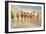 Women Running on Beach-null-Framed Art Print