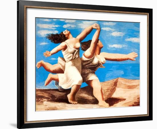 Women Running on the Beach, c.1922-Pablo Picasso-Framed Art Print