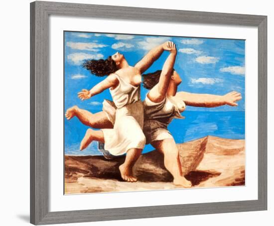 Women Running on the Beach, c.1922-Pablo Picasso-Framed Art Print