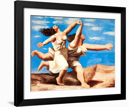 Women Running on the Beach, c.1922-Pablo Picasso-Framed Art Print