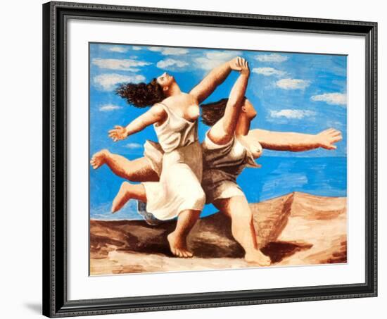 Women Running on the Beach, c.1922-Pablo Picasso-Framed Art Print