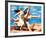 Women Running on the Beach, c.1922-Pablo Picasso-Framed Art Print