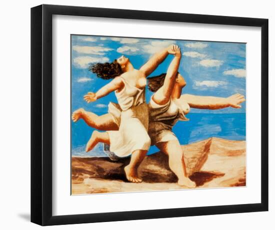 Women Running on the Beach, c.1922-Pablo Picasso-Framed Art Print