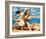 Women Running on the Beach, c.1922-Pablo Picasso-Framed Art Print