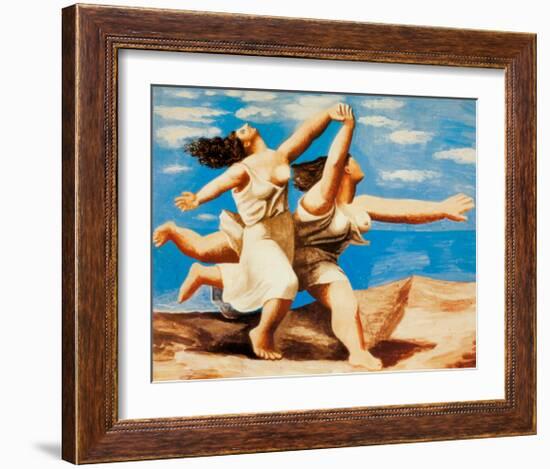 Women Running on the Beach, c.1922-Pablo Picasso-Framed Art Print