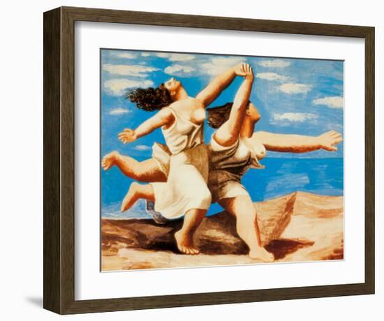 Women Running on the Beach, c.1922-Pablo Picasso-Framed Art Print