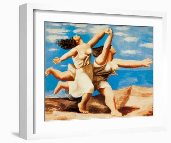 Women Running on the Beach, c.1922-Pablo Picasso-Framed Art Print