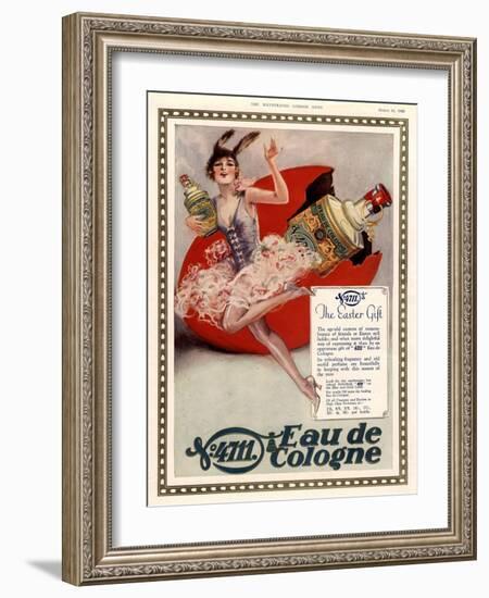 Women's Art Deco Eau De Cologne, UK, 1928-null-Framed Giclee Print